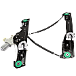 Front, Driver Side Power Window Regulator, With Motor