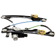 Front, Driver Side Power Window Regulator, With Motor