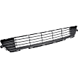 46816 Front, Lower, Center Help Series Bumper Grille, Matte Black