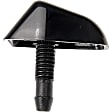 47237 Universal Windshield Washer Nozzle, 0.55 in. Height, 1.32 in. Length, 0.31 in. Mounting Hole Diameter