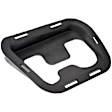 47834 Front, Passenger Side Tow Eye Cover, Black Help Series