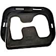 47834 Front, Passenger Side Tow Eye Cover, Black Help Series