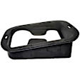 47834 Front, Passenger Side Tow Eye Cover, Black Help Series