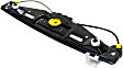 2014 BMW X1 - Rear, Passenger Side Power Window Regulator, Without Motor