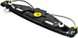 Rear, Driver Side Power Window Regulator, Without Motor