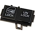 49218 Front, Driver Side Door Lock Switch Black