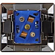 49227 Front, Driver or Passenger Side Door Lock Switch Chrome