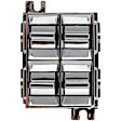 49238 Front, Driver Side Help Series Window Switch Chrome