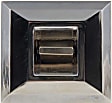 49245 Front, Passenger Side or Rear, Driver or Passenger Side Window Switch, Chrome
