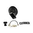 49322 Universal Horn, Black, 110 dB Rating, Low Horn Frequency, 12V, Sold Individually