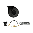 49322 Universal Horn, Black, 110 dB Rating, Low Horn Frequency, 12V, Sold Individually