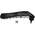 520-425 Front, Driver Side, Lower Control Arm, With ball joint(s), Steel, OE Solutions Series