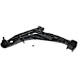 520-833 Front, Driver Side, Lower Control Arm, Iron, OE Solutions Series