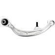 521-601 Front, Driver Side, Lower, Rearward Control Arm, Aluminum, OE Solutions Series