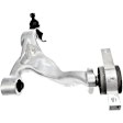 522-551 Front, Driver Side, Lower Control Arm, Aluminum, OE Solutions Series