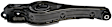 526-375 Rear, Driver Side, Lower, Rearward Control Arm