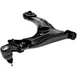 527-505 Front, Driver Side, Lower Control Arm, Steel, OE Solutions Series