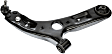 528-028 Front, Passenger Side, Lower Control Arm, With ball joint(s), Steel, OE Solutions Series