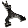 528-124 Rear, Driver Side, Upper Control Arm, Without ball joint(s), OE Solutions Series