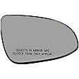 55022 Passenger Side Mirror Glass, Non-Heated, No Blind Spot Feature