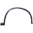 Front, Driver Side Fender Flares, Textured Black