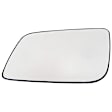 56017 Driver Side Help Series Mirror Glass, Non-Heated, No Blind Spot Feature, Backing Plate Included
