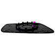 56017 Driver Side Help Series Mirror Glass, Non-Heated, No Blind Spot Feature, Backing Plate Included