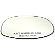 56048 Passenger Side Help Series Mirror Glass, Non-Heated, No Blind Spot Feature, Backing Plate Included
