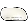 56101 Passenger Side Help Series Mirror Glass, Non-Heated, No Blind Spot Feature, Backing Plate Included