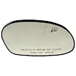 56123 Passenger Side Help Series Mirror Glass, Heated, No Blind Spot Feature, Backing Plate Included