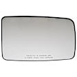 56143 Front, Passenger Side Help Series Mirror Glass, Non-Heated, No Blind Spot Feature, Backing Plate Included