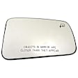 56154 Front, Passenger Side Help Series Mirror Glass, Heated, No Blind Spot Feature