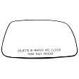 56160 Passenger Side Help Series Mirror Glass, Non-Heated, No Blind Spot Feature, Backing Plate Included