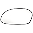 56163 Driver Side Help Series Mirror Glass, Non-Heated, No Blind Spot Feature, Backing Plate Included