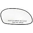 2003 Mercury Sable - Mirror Glass Passenger Side, Without Heat, Power, Non-Heated, No Blind Spot Feature, No Signal Light, Backing Plate Included, Help Series