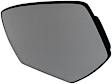 56191 Driver Side Help Series Mirror Glass, Non-Heated, No Blind Spot Feature, Backing Plate Included