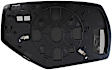 56191 Driver Side Help Series Mirror Glass, Non-Heated, No Blind Spot Feature, Backing Plate Included