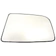 56280 Driver Side, Upper Help Series Mirror Glass, Non-Heated, No Blind Spot Feature, Backing Plate Included