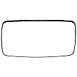 56285 Front, Passenger Side Help Series Mirror Glass, Heated, No Blind Spot Feature, Backing Plate Included