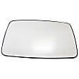 56285 Front, Passenger Side Help Series Mirror Glass, Heated, No Blind Spot Feature, Backing Plate Included