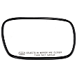 1999 Jeep Cherokee - Mirror Glass Passenger Side, With Heat, Heated, No Blind Spot Feature, No Signal Light, Backing Plate Included, Help Series