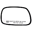 1999 Jeep Cherokee - Mirror Glass Passenger Side, With Heat, Heated, No Blind Spot Feature, No Signal Light, Backing Plate Included, Help Series