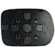 56369 Driver Side Help Series Mirror Glass, Non-Heated, No Blind Spot Feature, Backing Plate Included