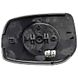 56465 Passenger Side Help Series Mirror Glass, Heated, No Blind Spot Feature, Backing Plate Included