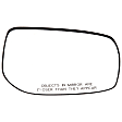 56469 Front, Passenger Side Help Series Mirror Glass, Non-Heated, No Blind Spot Feature, Backing Plate Included