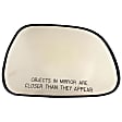 56491 Passenger Side Help Series Mirror Glass, Non-Heated, No Blind Spot Feature