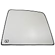 56495 Passenger Side Help Series Mirror Glass, Heated, No Blind Spot Feature, Backing Plate Included
