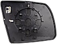 2014 Toyota Tundra - Mirror Glass Driver Side, Non-Telescopic, With Heat, Power, Heated, No Blind Spot Feature, No Signal Light, Backing Plate Included, Help Series