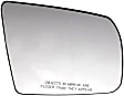 56499 Passenger Side Help Series Mirror Glass, Non-Heated, No Blind Spot Feature, Backing Plate Included