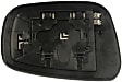 56507 Passenger Side Help Series Mirror Glass, Heated, No Blind Spot Feature, Backing Plate Included